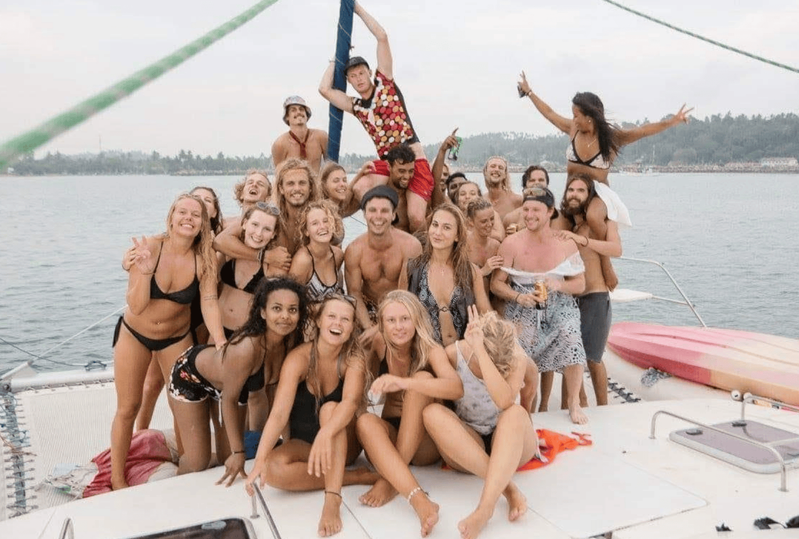 Private yacht party